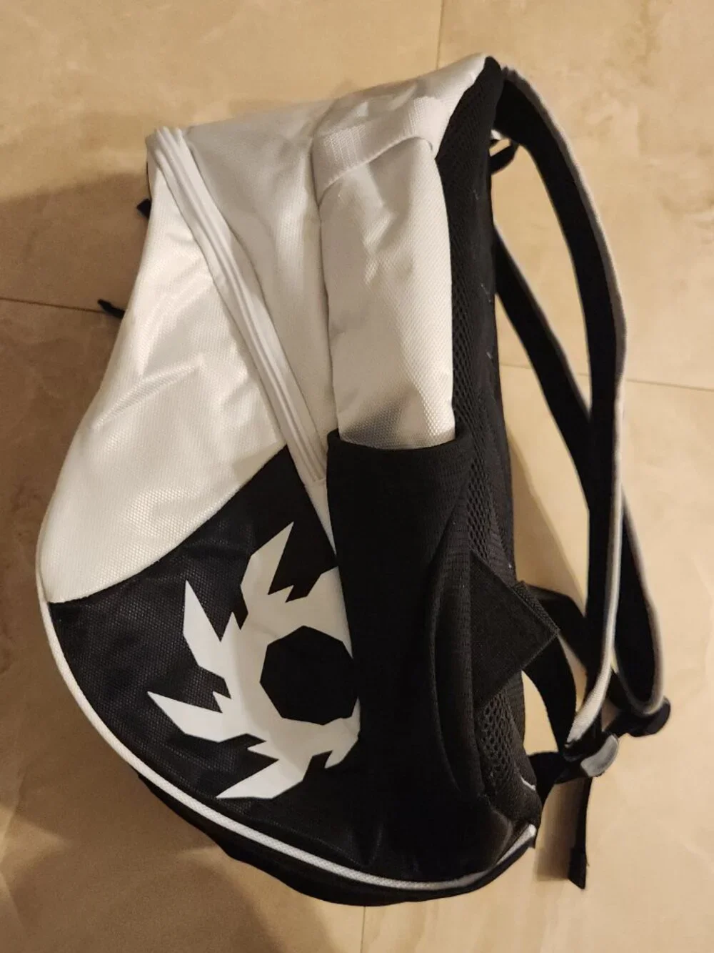 Voodoo Junior Baseball Softball Backpack Team White Gear Bag with Bat Sleeves